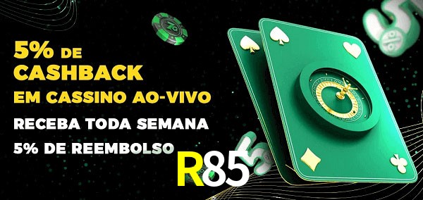 Promoções do cassino ao Vivo R85